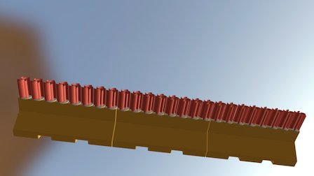 Multi-turbine-road-barriers 3D Model