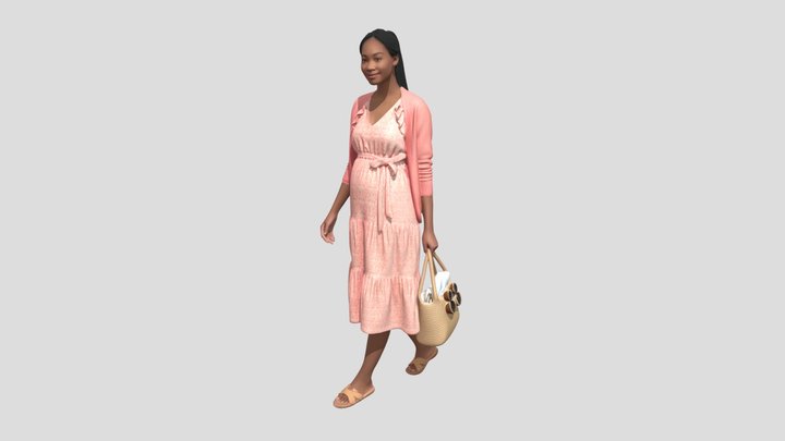 Blush Maternity Chic – Kostenloses 3D-Modell STL