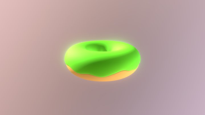 Radioactive Donut Tutorial 3D Model