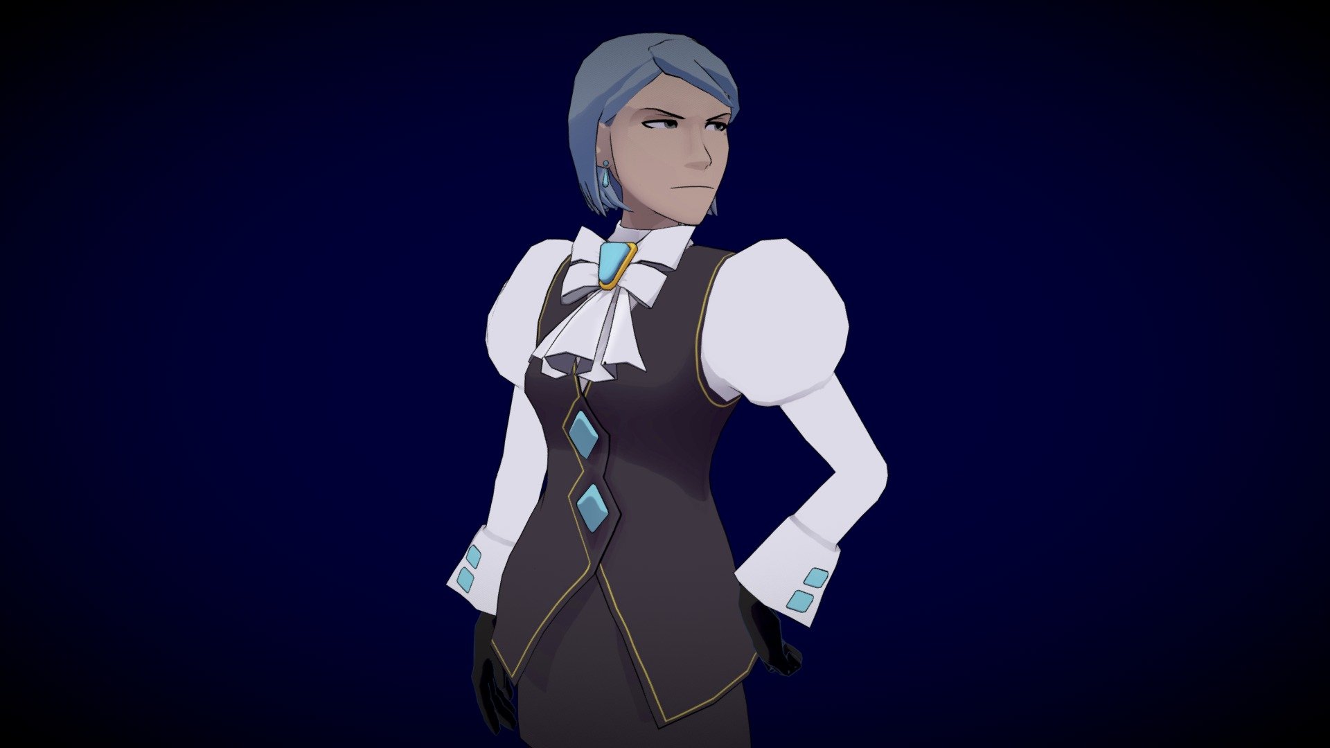 Franziska Von Karma Vrchat Avatar 3d Model By Earldense [763e17b] Sketchfab