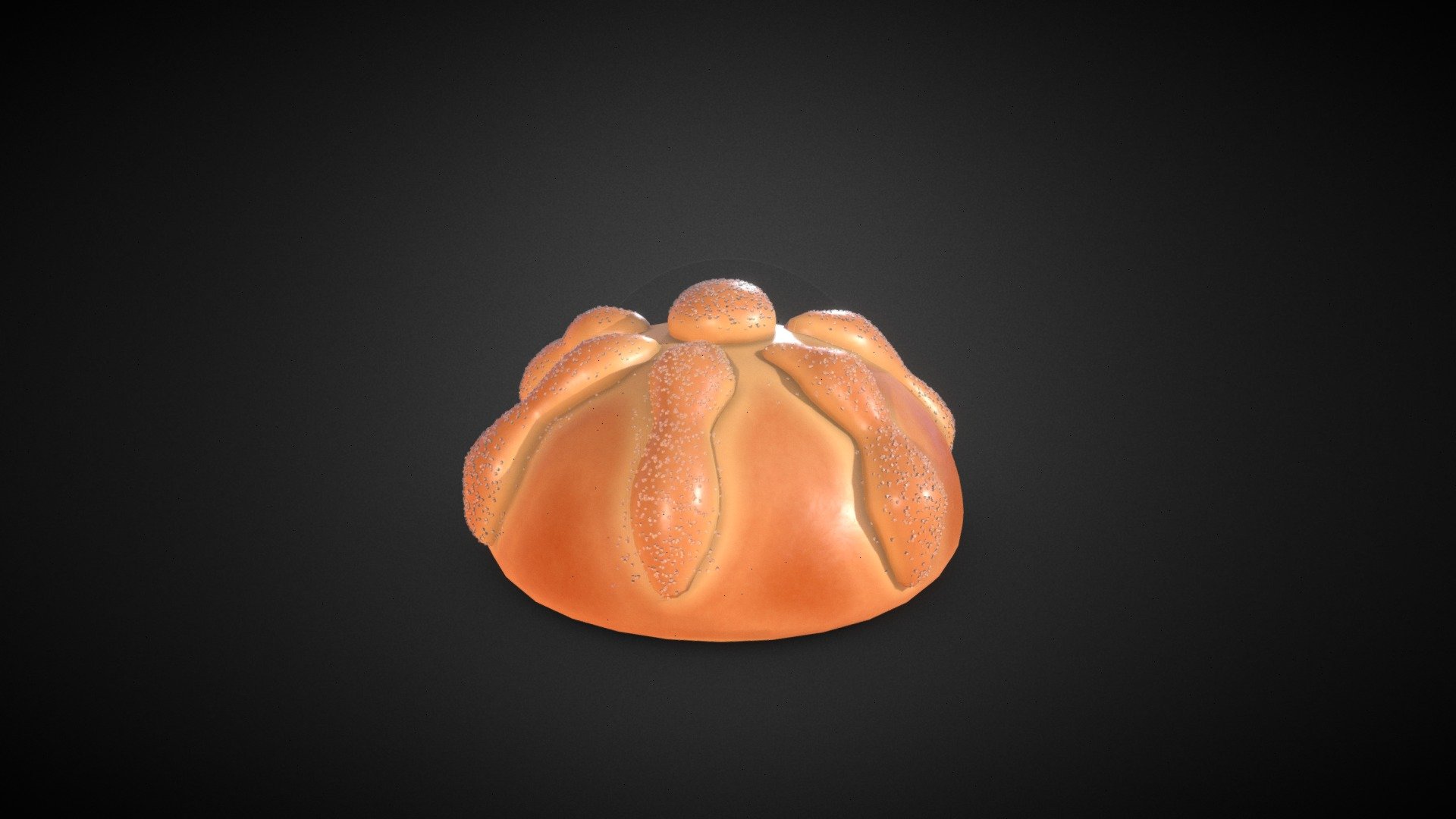 Stylized Sugar Pan de Muerto - Buy Royalty Free 3D model by Bacontaco ...