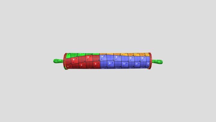 UV Map Scroll - Jimmy Dang 3D Model