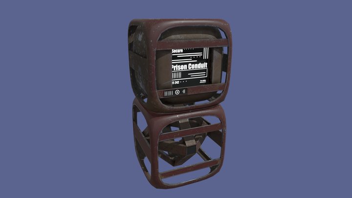 Game Ready Sci-Fi Crates 3D Model