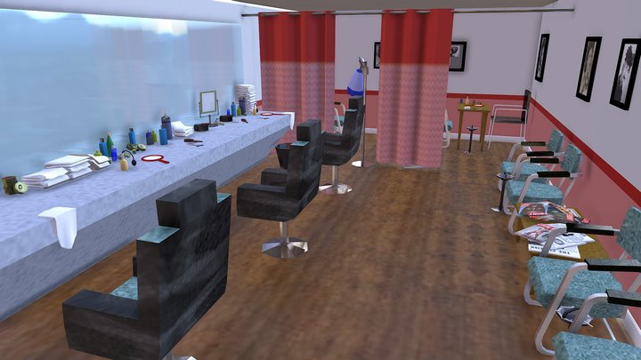 Salon 3D Model