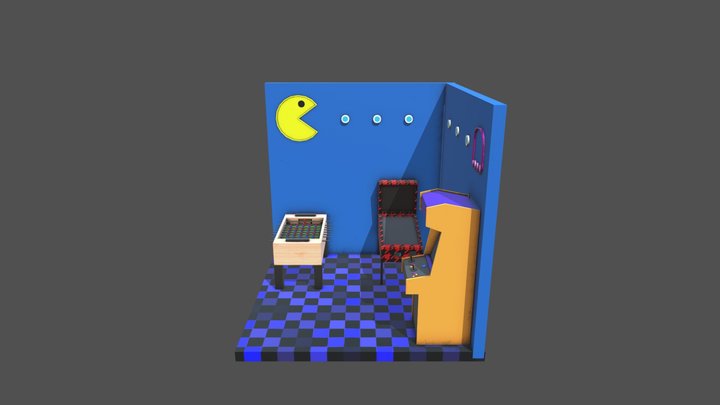 Pacman 3D Model