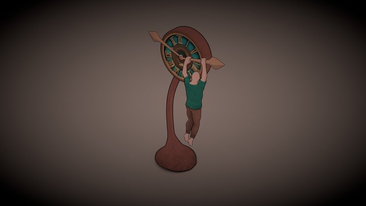 Clock Artwork 3D Model
