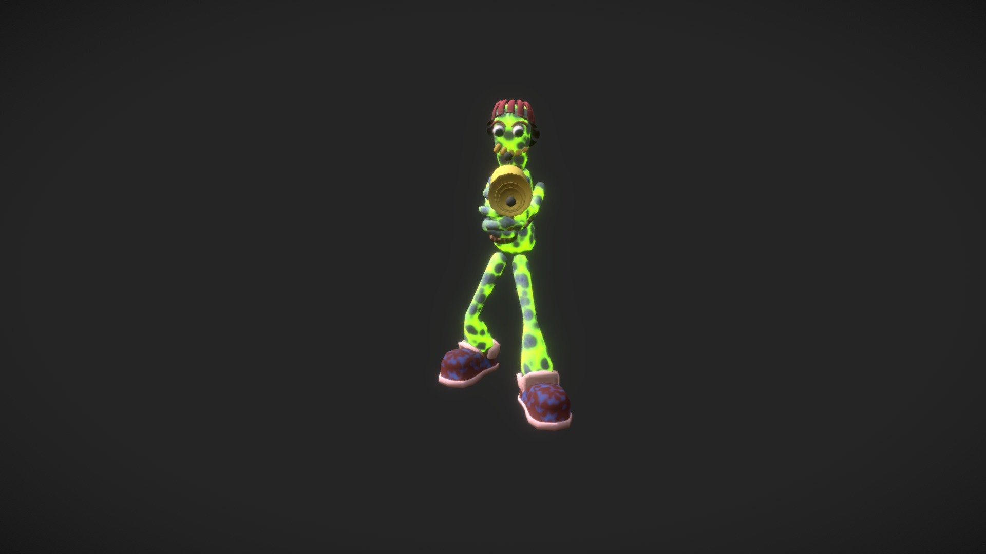 Alien guy - 3D model by darikzen [764149e] - Sketchfab