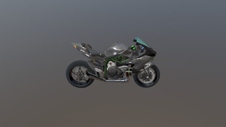 Ninja H2R 3D Model