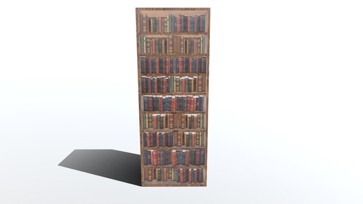 Book shelf 3D Model