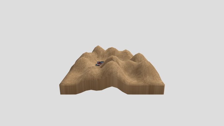Alusta ja alus 3D Model