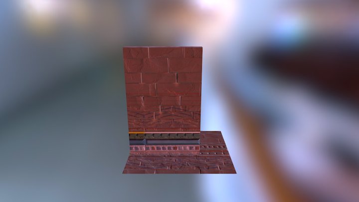 walltest for character 3D Model