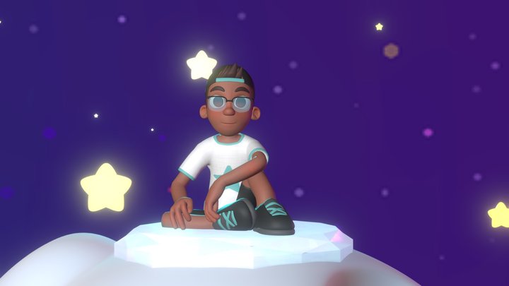 Admiring the Universe | Portal das Gems 3D Model