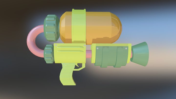 Markypins- Splattershot 3D Model