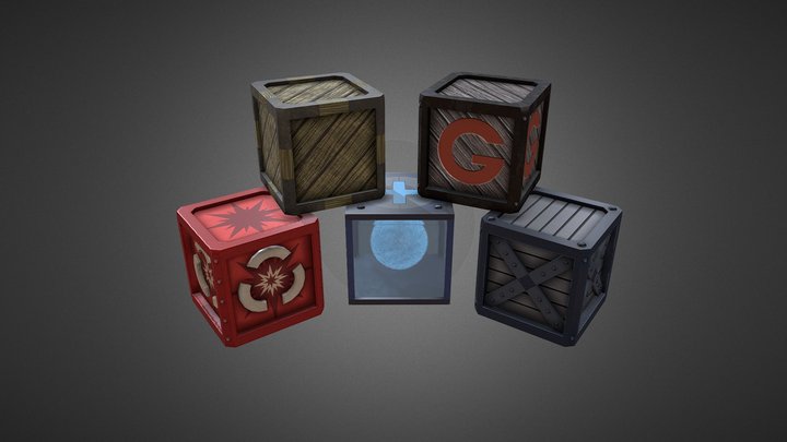 Ratchet & Clank Boxes 3D Model