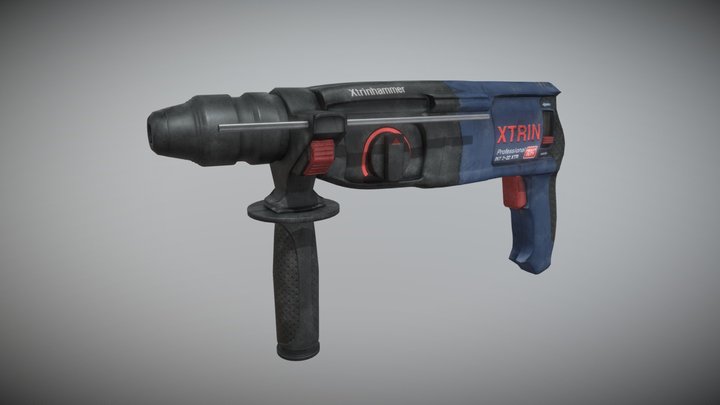 Electric Hammer Drill 3D Model