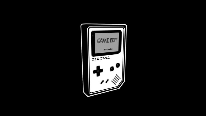 Nintendo Game Boy 3D Model