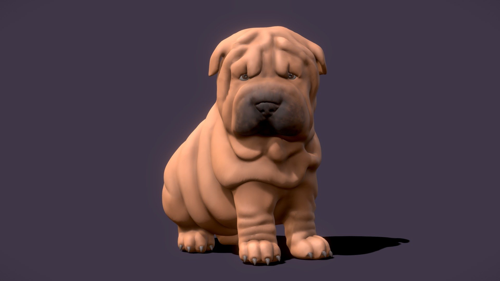 Day 17: Deep Wrinkles — Sketchfab embed 3D viewer