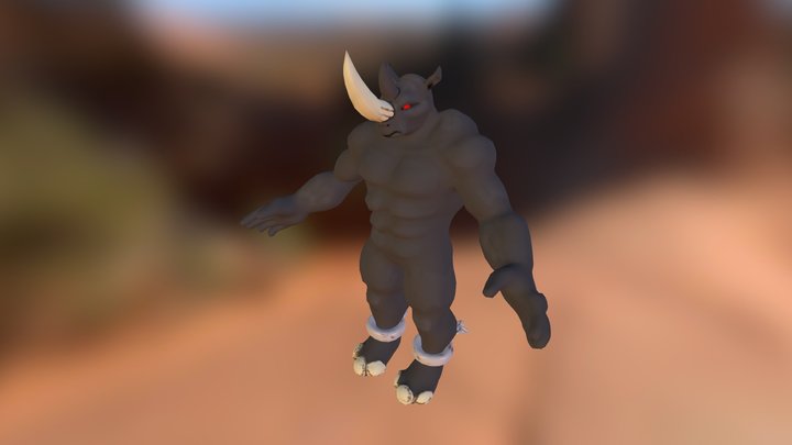 Heresy of Set: Rhino Demonoid 3D Model