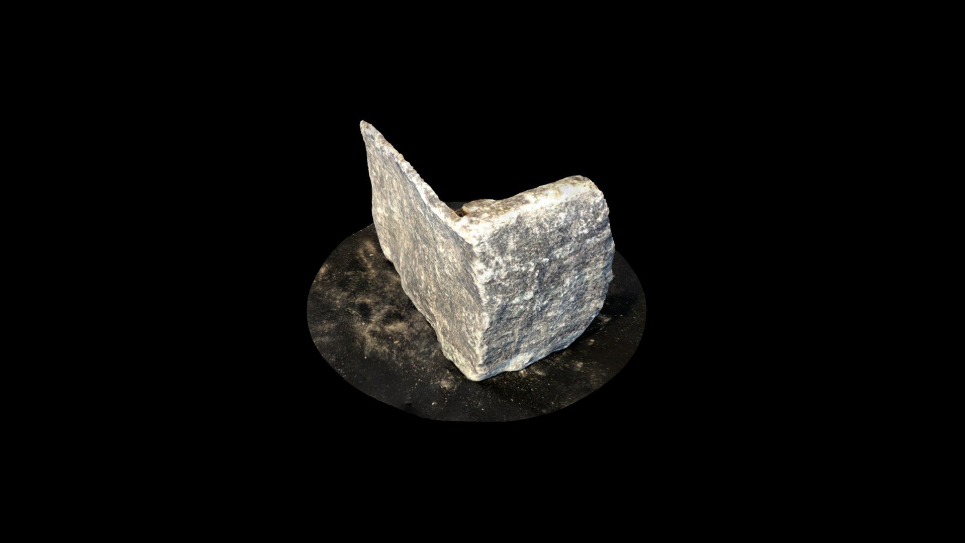 Saratoga Granite Ashlar Corner — Sketchfab embed 3D viewer
