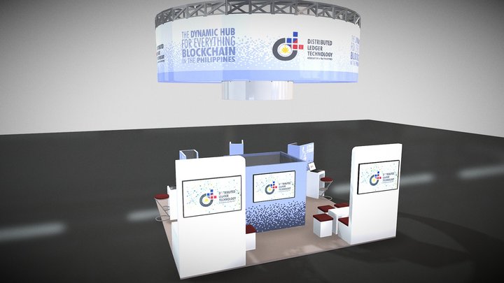 Booth Design 3D Model