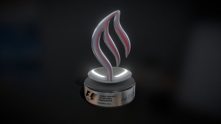 F1 Trophy - Santander Formula 1 GP 3D Model