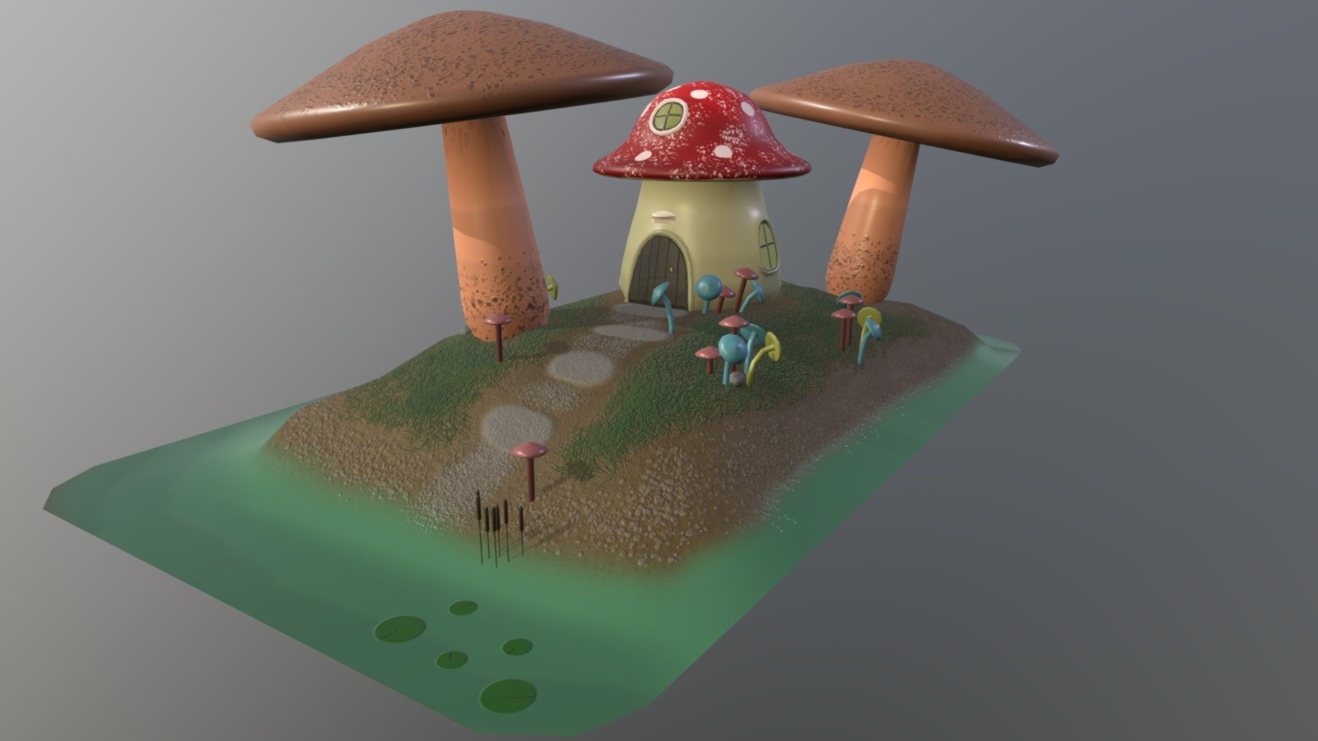 Mushroom Scene