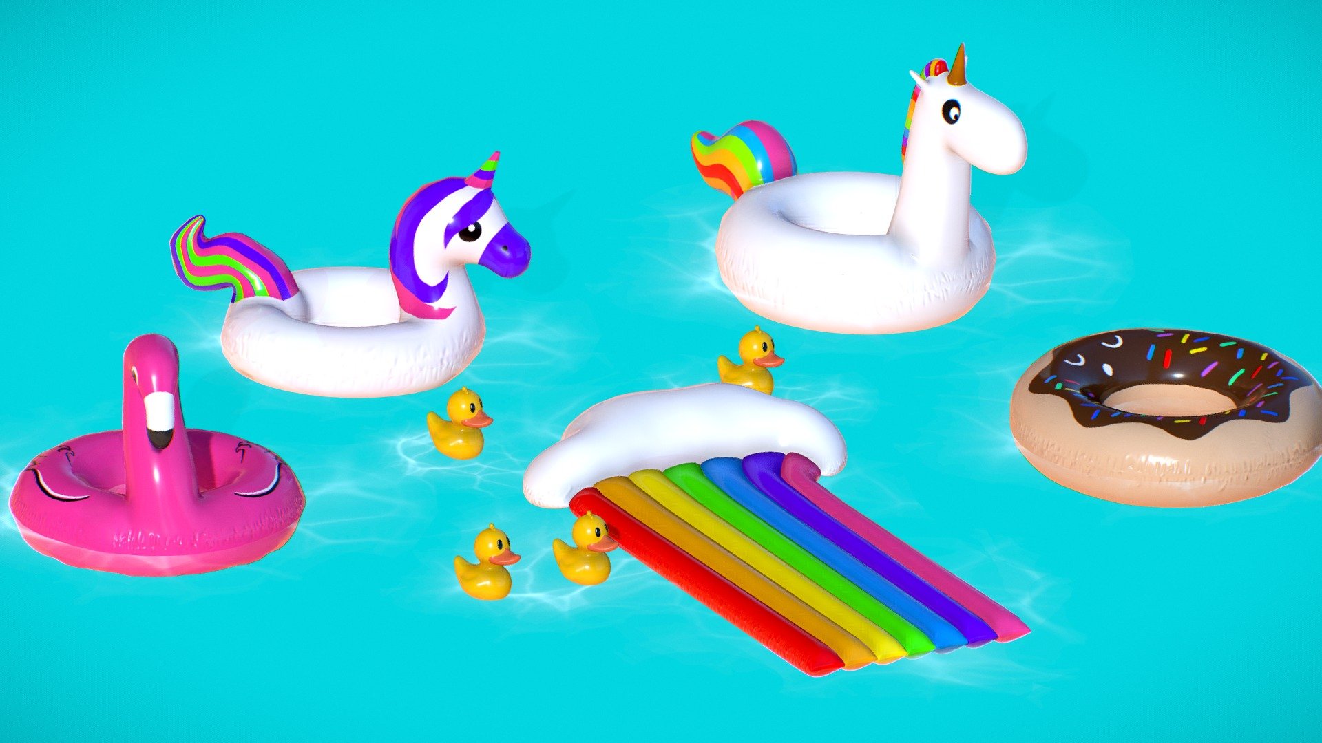 Pool Float - Download Free 3D model by arloopa [764914c] - Sketchfab