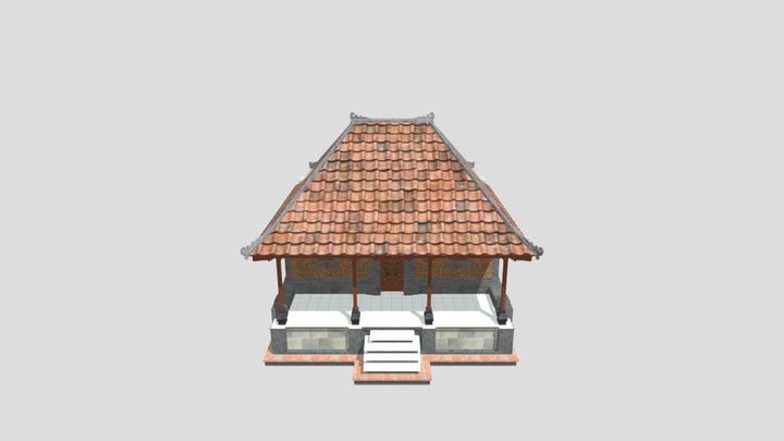 Rumah Adat Bale Manten (Bali) - Indonesia 3D Model