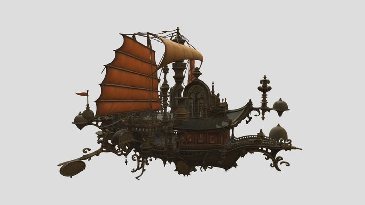 Emberwing Airship 3D Model