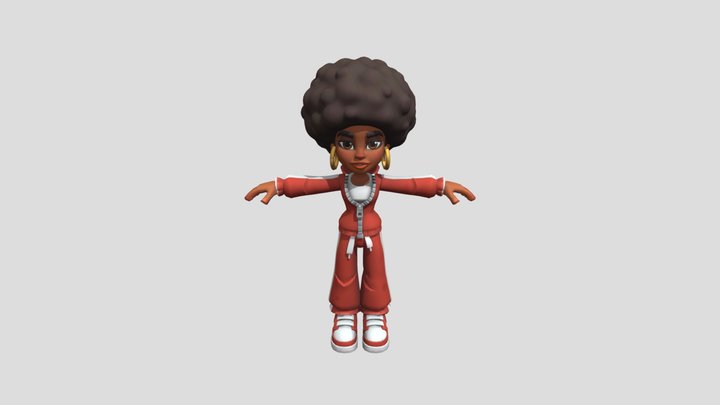 Mobile - Subway Surfers Hoverboard Heroes - Ella 3D Model