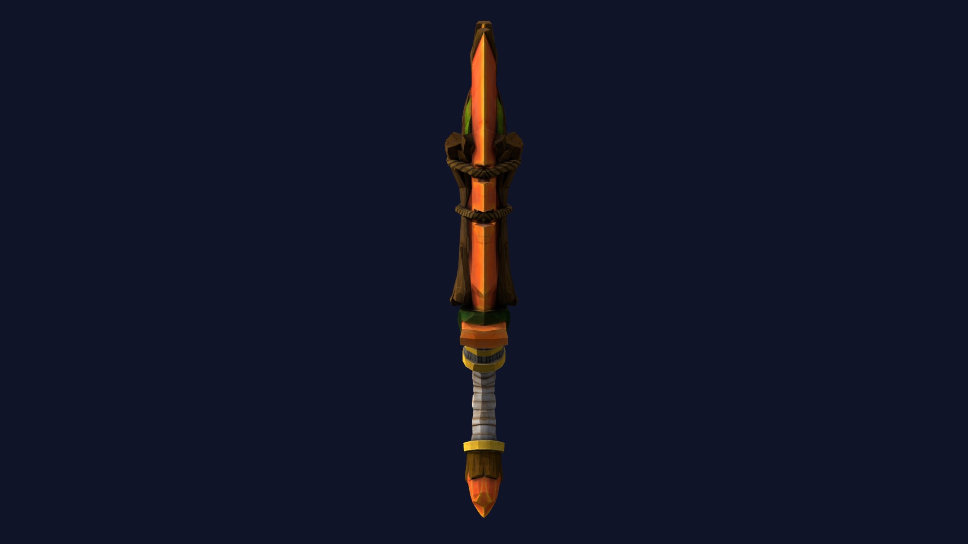 Textured dagger - 3D model by whitebengaltiger (@blackpanthaartist ...
