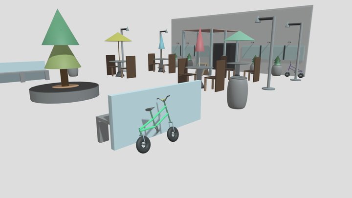 ChalkGeometricProps 3D Model