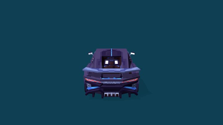 Luxury Supercar 3D Model