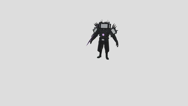 Upgraded_titan_tv_man copy 3D Model