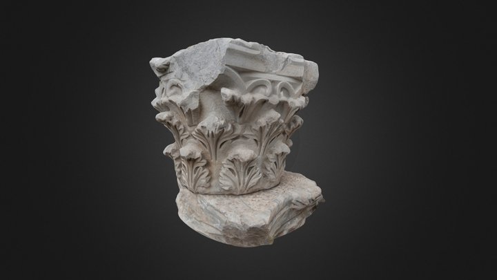 Izmir Agora pillar 3D Model