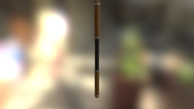 Wind Staff 3D Model