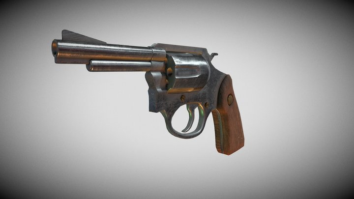 revolver 3D Model