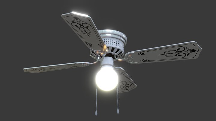 Payne Tech Co. Hugger 42 Inch Fan 3D Model