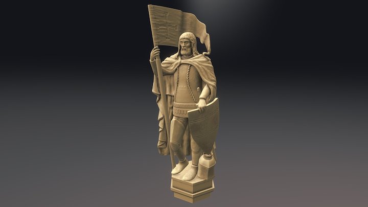 Friedrich von Zollern 3D Model