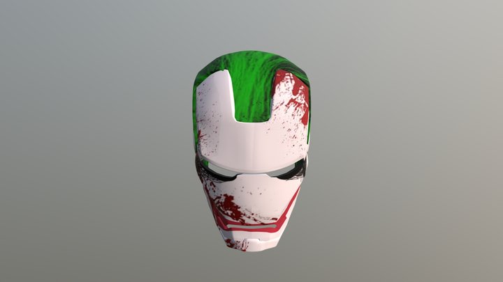 Iron Man Joker Texture 3D Model