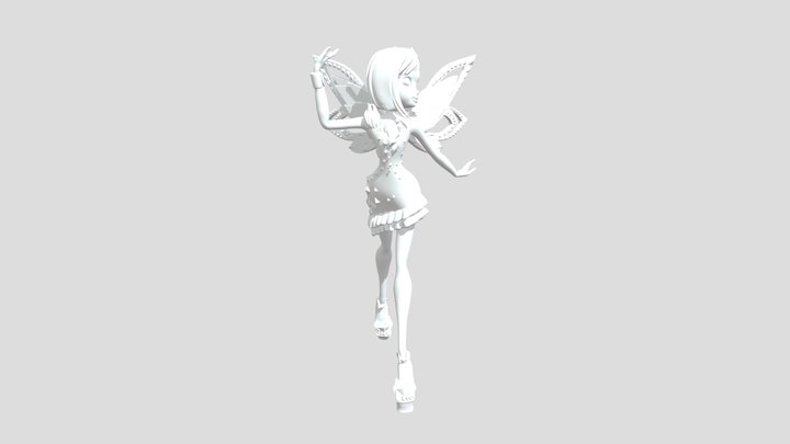 Figurita del personaje Winx 3D Model