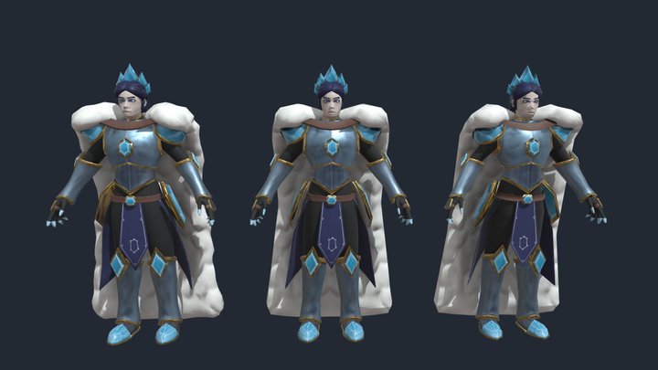 Yelena, Queen of Winter (LODs) – Kostenloses 3D-Modell STL