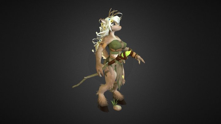 Nimue of the Wood 3D Model