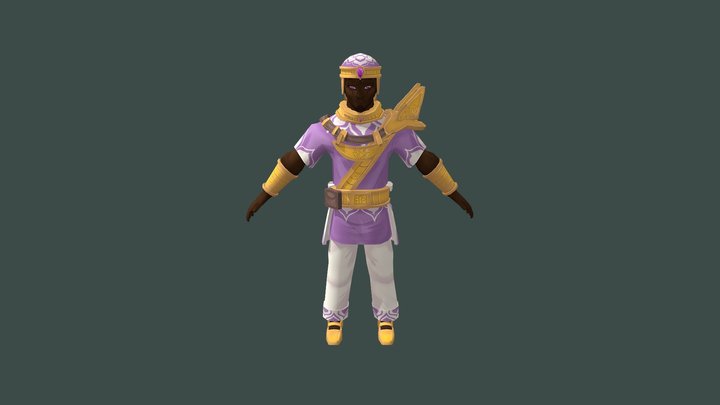 Floral Warrior - Chara3D [Student_Work] 3D Model