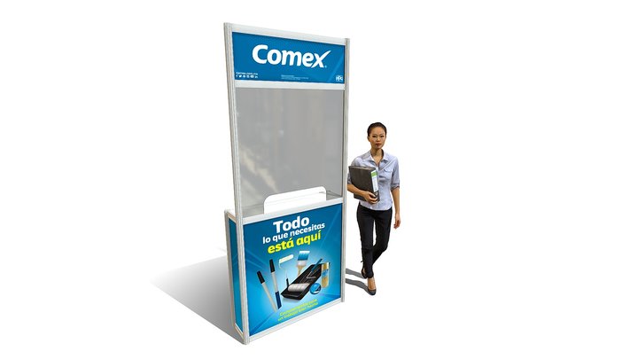 COMEX 2021 - Demo Stand 3D Model