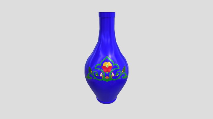 Татарская ваза 3D Model