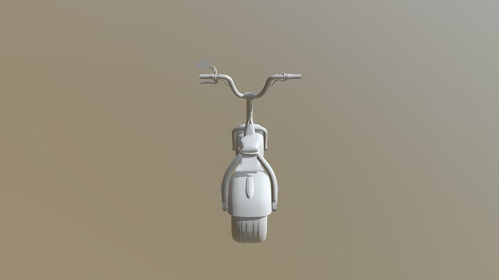 E Scooter 3D Model