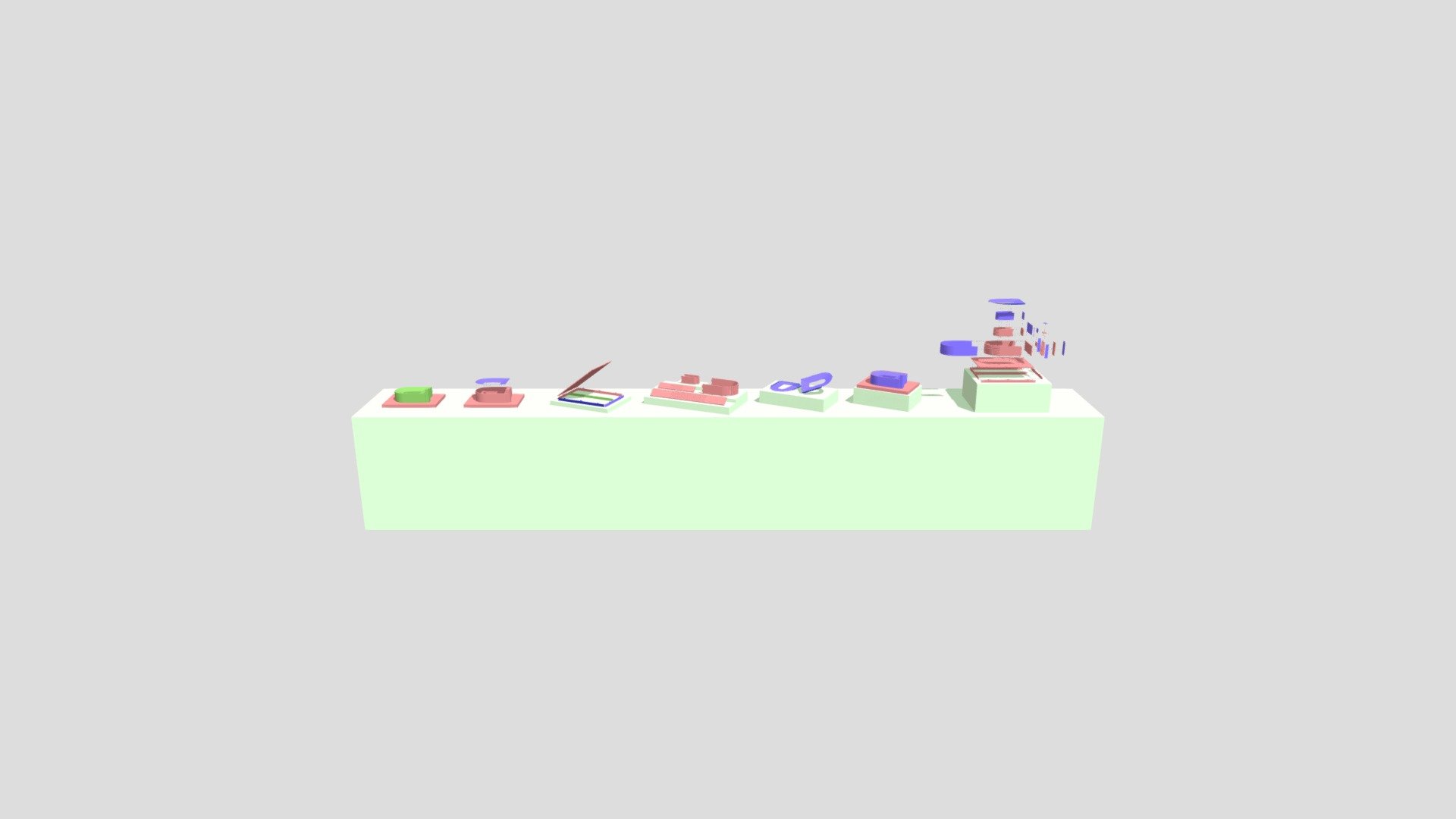 Laser Cutter Display 3ds 2