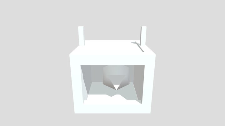 Icosahedron Head Rob-o 3D Model