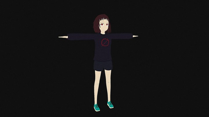 Milk Chan 3D Model